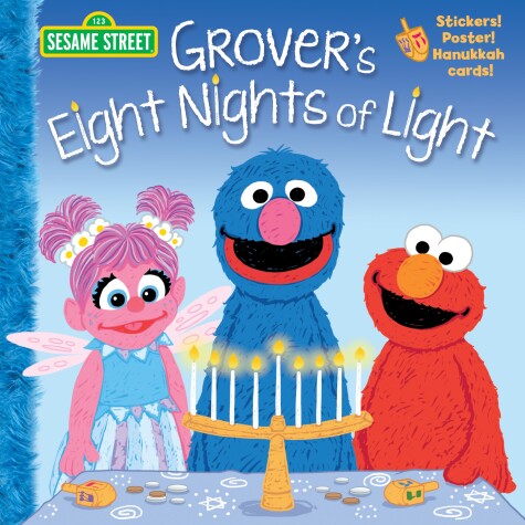 Book cover for Grover's Eight Nights of Light (Sesame Street)