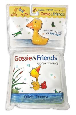 Book cover for Gossie and Friends Go Swimming (Bath Book with Toy)