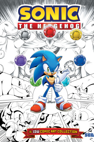 Cover of Sonic the Hedgehog: The IDW Comic Art Collection