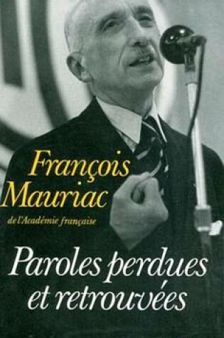 Cover of Paroles Perdues Et Retrouvees