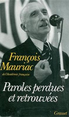 Book cover for Paroles Perdues Et Retrouvees