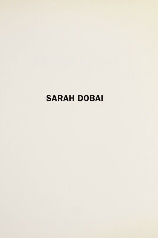 Cover of Sarah Dobai
