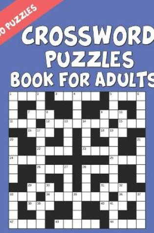 Cover of Crossword Puzzles Book For Adults 180 Puzzles