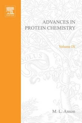 Cover of Advances in Protein Chemistry Vol 9