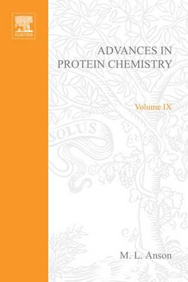 Cover of Advances in Protein Chemistry Vol 9