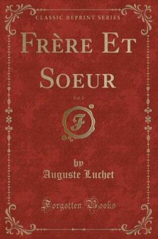 Cover of Frère Et Soeur, Vol. 2 (Classic Reprint)