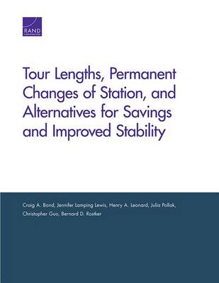 Book cover for Tour Lengths, Permanent Changes of Station, and Alternatives for Savings and Improved Stability