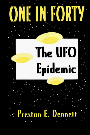 Book cover for One in Forty - the UFO Epidemic
