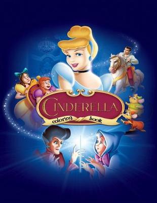 Book cover for Cinderella Coloring Book