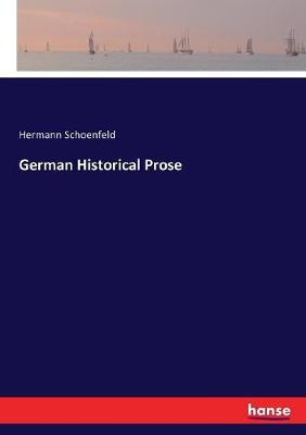 Book cover for German Historical Prose