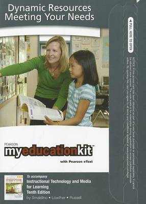 Book cover for MyEducationKit with Pearson eText -- Access Card -- for Instructional Technology and Media for Learning