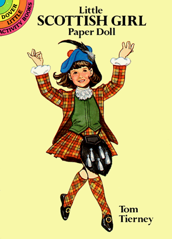 Book cover for Little Scottish Paper Doll