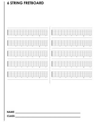 Book cover for 6 String Fretboard