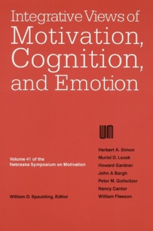 Cover of Nebraska Symposium on Motivation, 1993, Volume 41