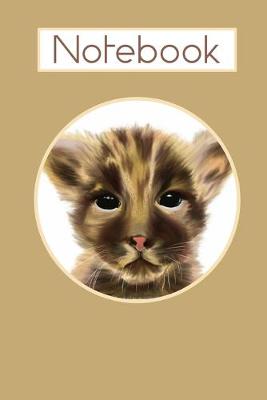 Book cover for Cute Panther Cub Notebook