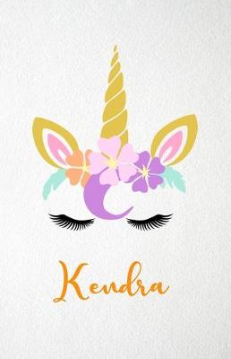 Book cover for Kendra A5 Lined Notebook 110 Pages