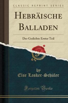 Book cover for Hebräische Balladen