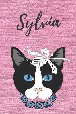 Book cover for Sylvia Notizbuch Katze / Malbuch / Tagebuch / Journal / DIN A5 / Geschenk