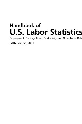 Cover of Handbook of U.S. Labor Statistics