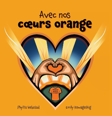 Book cover for Avec nos coeurs oranges