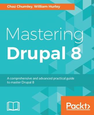 Book cover for Mastering Drupal 8