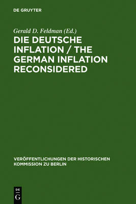 Book cover for Die Deutsche Inflation / The German Inflation Reconsidered
