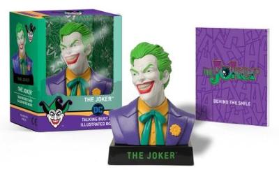 Book cover for The Joker Talking Bust and Illustrated Book