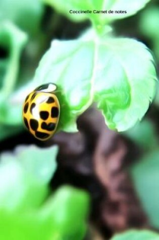 Cover of Coccinelle Carnet de notes