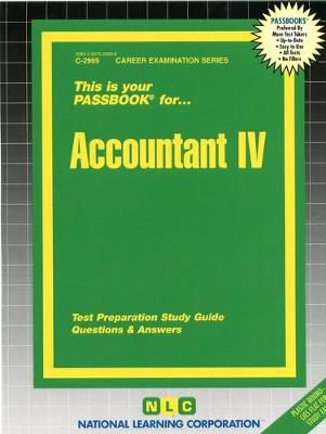 Book cover for Accountant IV