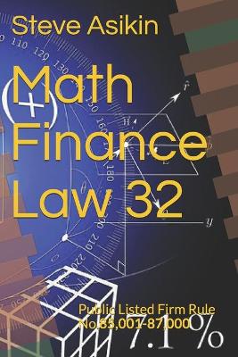Book cover for Math Finance Law 32
