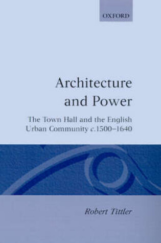 Cover of Architecture and Power