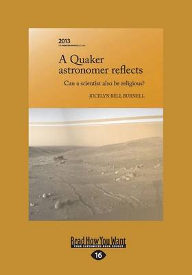 Cover of A Quaker Astronomer Reflects