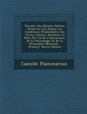 Book cover for Pluralite Des Mondes Habites