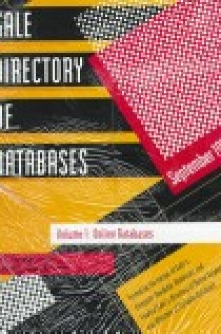 Cover of Gale Directory of Databases V2 98