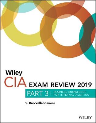 Book cover for Wiley CIA Exam Review 2019, Part 3