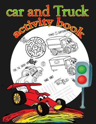 Book cover for Car and Truck Activity Book