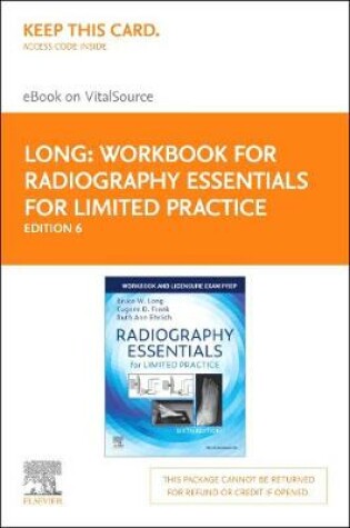 Cover of Workbook  for Radiography Essentials for Limited Practice - Elsevier eBook on Vitalsource (Retail Access Card)