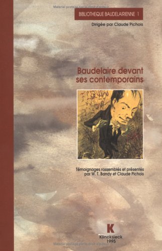 Book cover for Baudelaire Devant Ses Contemporains