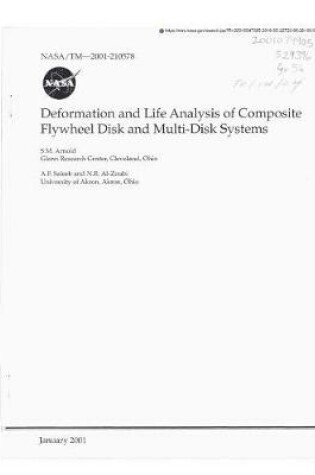 Cover of Deformation and Life Analysis of Composite Flywheel Disk and Multi-Disk Systems