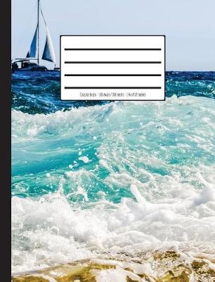 Book cover for Sailing Yacht and Waves Composition Book