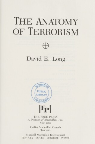 Cover of The Anatomy of Terrorism