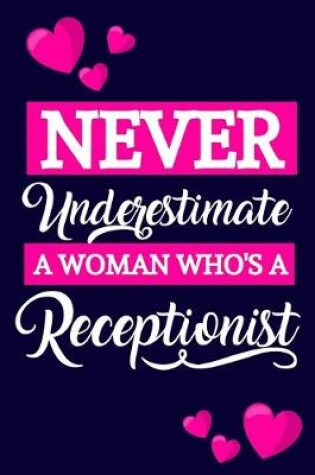 Cover of Never Underestimate A Woman Who's A Receptionist
