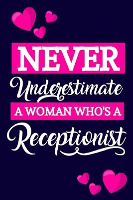 Book cover for Never Underestimate A Woman Who's A Receptionist