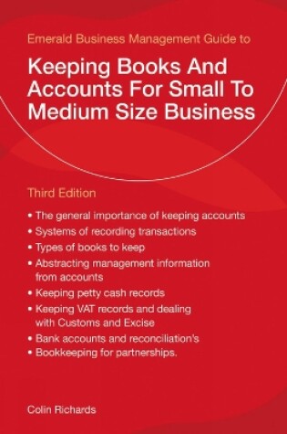 Cover of Keeping Books And Accounts For Small To Medium Size Business