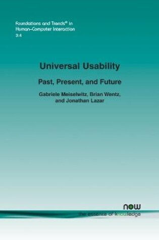 Cover of Universal Usability