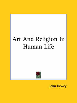 Book cover for Art and Religion in Human Life