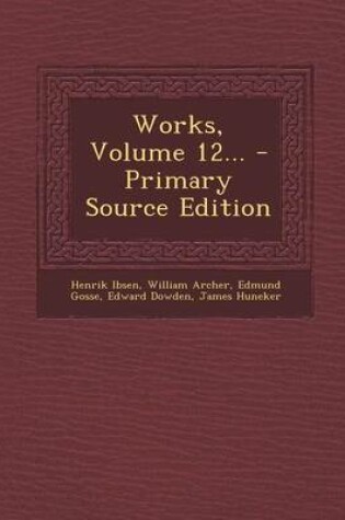Cover of Works, Volume 12...