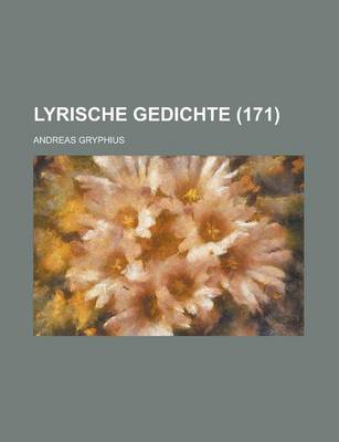 Book cover for Lyrische Gedichte (171)