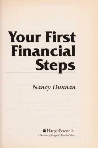 Cover of Your First Financial Steps