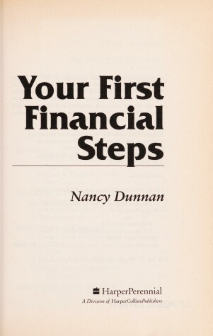 Book cover for Your First Financial Steps